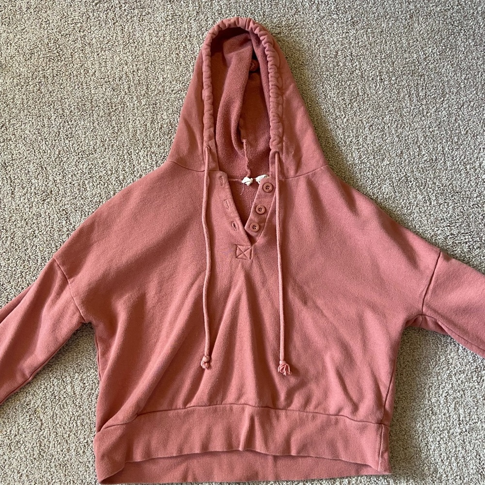 Pink hoodie